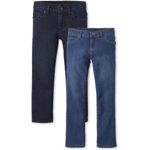 The Children’s Place Girls Bootcut Jeans(Blue 2-pack)