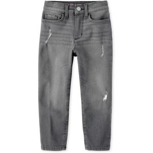 The Children’s Place Girls’ Button Front Super Skinny Jeans(Stormy Wash)