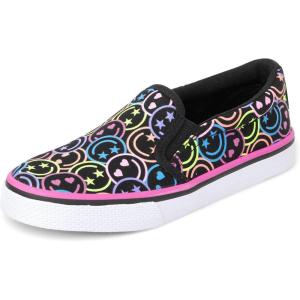 The Children’s Place Girl’s Casual Slip on Platform Shoes(Doodle Print)