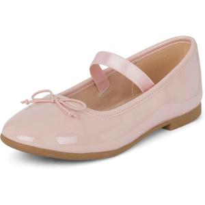 The Children’s Place Girl’s Closed Toe Ballet Flats(Pink)
