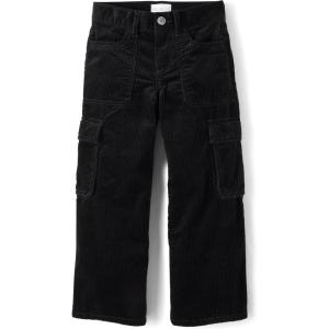 The Children’s Place Girls’ Corduroy Pants(Black Baggy Cargo)