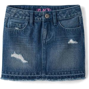 The Children’s Place Girls Everyday Denim Skirts and Skorts(Rosalie Wash)