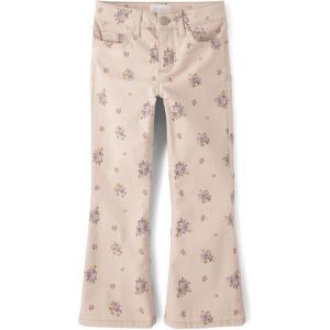 The Children’s Place Girls’ Flare Jeans(Warm Stone Floral High Rise)