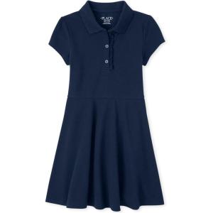 The Children’s Place Girls Pique Polo Dress(Tidal)