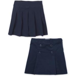 The Children’s Place Girl’s Pleated/Button Skort(Tidal 2-pack)