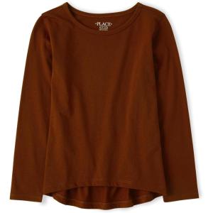 The Children’s Place Girls Single Long Sleeve Basic Layering T-Shirt(Magic Potion)
