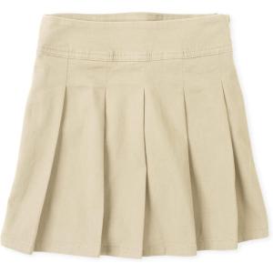 The Children’s Place Girls’ Uniform Pleated Skort(Sandy Single)