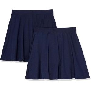 The Children’s Place Girls’ Uniform Pleated Skort(Tidal 2-pack)