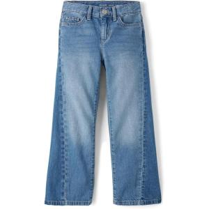 The Children’s Place Girls Wide Leg Jeans(Peak Wash)