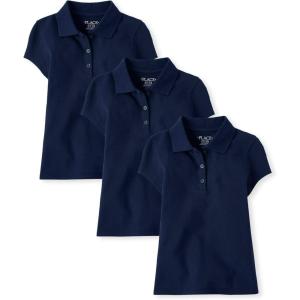 The Children’s Place Multipack Short Sleeve Pique Polo(Tidal)