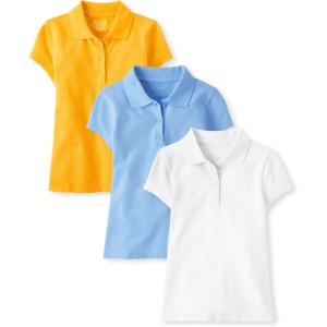 The Children’s Place Multipack Short Sleeve Pique Polo(Yellow/Daybreak/White)