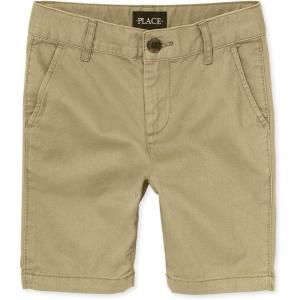 The Children’s Place Stretch Chino Shorts(Flax Single)