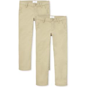 The Children’s Place Stretch Skinny Chino Pants,multipacks(Sandy 2-pack)
