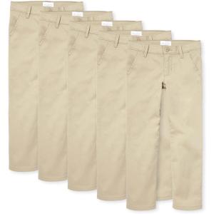 The Children’s Place Stretch Skinny Chino Pants,multipacks(Sandy 5-pack)