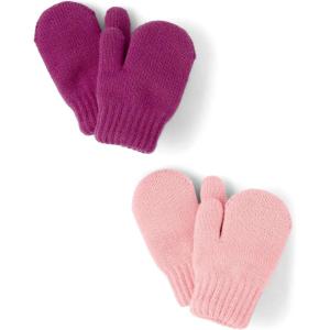The Children’s Place Unisex Baby And Toddler Cold Weather Knit Mittens(Magic Potion 2-pack)