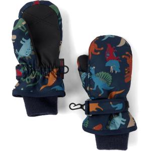 The Children’s Place Unisex Baby And Toddler Fleece Winter Snow Mittens, Water Repellent Anti Pilling(Tidal Dino)