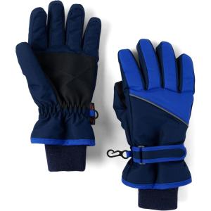 The Children’s Place Unisex Kids Fleece Water Repellent Anti Pilling Winter Snow Kids Gloves(Blue/Black)