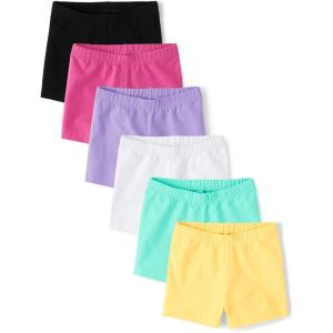The Children’s Place and Toddler Assorted Cartwheel Shorts(French Rose 6-pack)