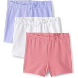 The Children’s Place and Toddler Assorted Cartwheel Shorts(Pink/White/Lilac 3-pack)