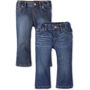 The Children’s Place baby-girls And Toddler Bootcut Jeans(Victory Blue 2-pack)