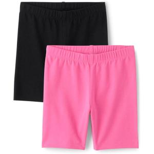 The Children’s Place baby-girls And Toddler Mix and Match Bike Shorts(Black/Pink 2-pack)