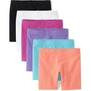 The Children’s Place baby-girls And Toddler Mix and Match Bike Shorts(Pink/Purple/Black Multi 6-pack)