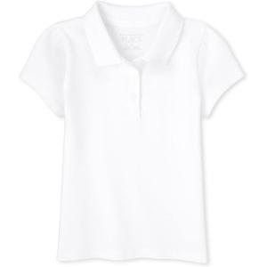 The Children’s Place baby-girls And Toddler Short Sleeve Pique Polo(White)