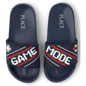 The Children’s Place boys Boys Everyday Slip on Slide Sandals(Game Mode)