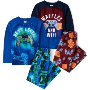 The Children’s Place boys Long Sleeve Top and Pants 2 Piece Pajama Set(Gamer 2-pack)