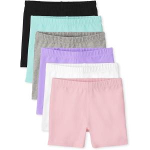 The Children’s Place girls Assorted Cartwheel Shorts(Gum Drop 6-pack)