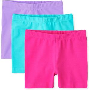 The Children’s Place girls Assorted Cartwheel Shorts(Neon Pink 3-pack)