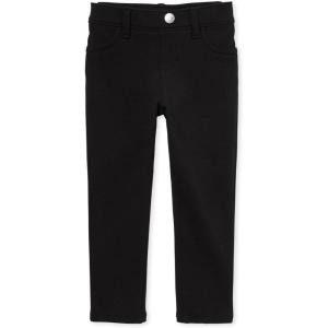 The Children’s Place girls Ponte Knit Pull on Jeggings(Black)