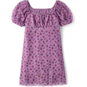 The Children’s Place,Short Sleeve Fashion Dress(Dusky Rose)