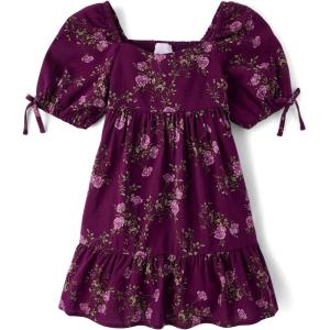 The Children’s Place,Short Sleeve Fashion Dress(Party Plum)