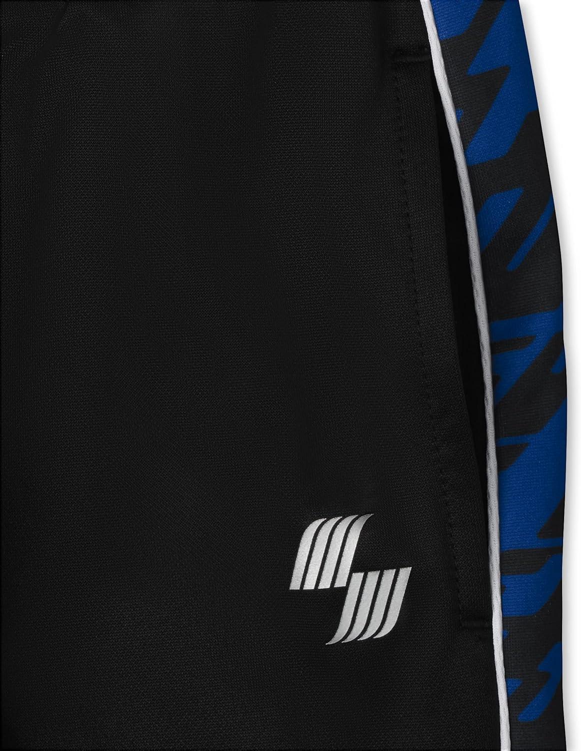 imageThe Childrens Place Boys Active Jogger PantsTidal Grey Stripe 2pack