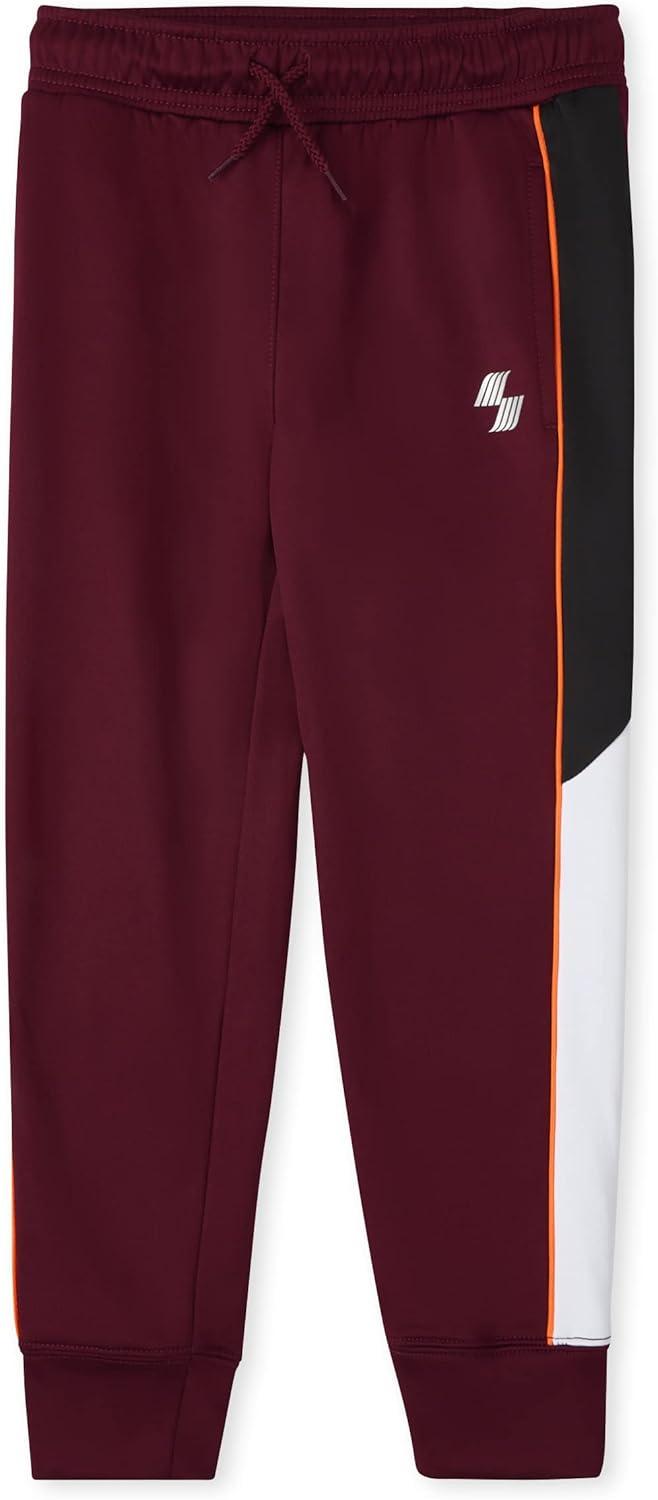 imageThe Childrens Place Boys Active Jogger PantsTidal Grey Stripe 2pack