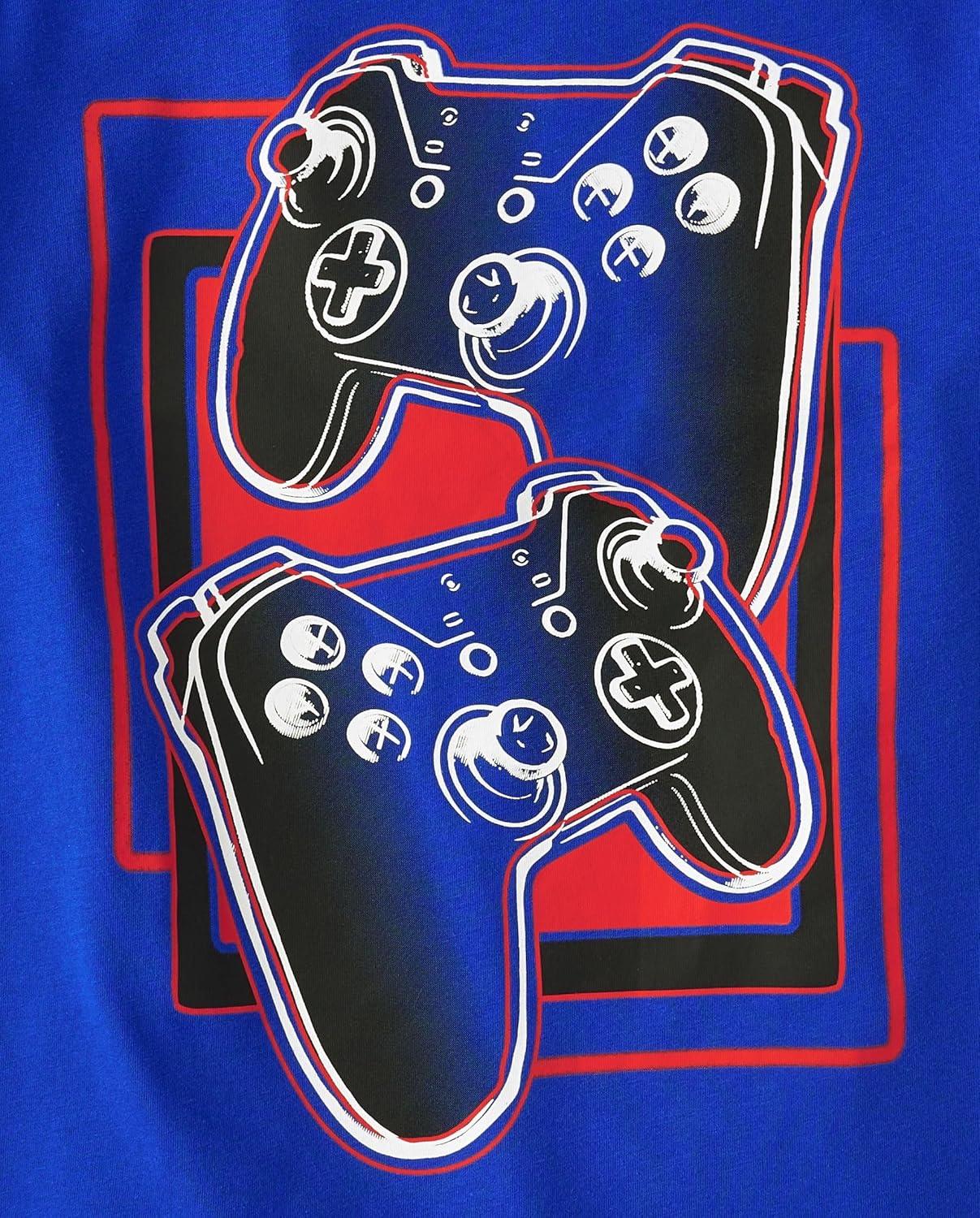 imageThe Childrens Place Boys Short Sleeve Graphic TShirt 3PackControllersGeniusBiker