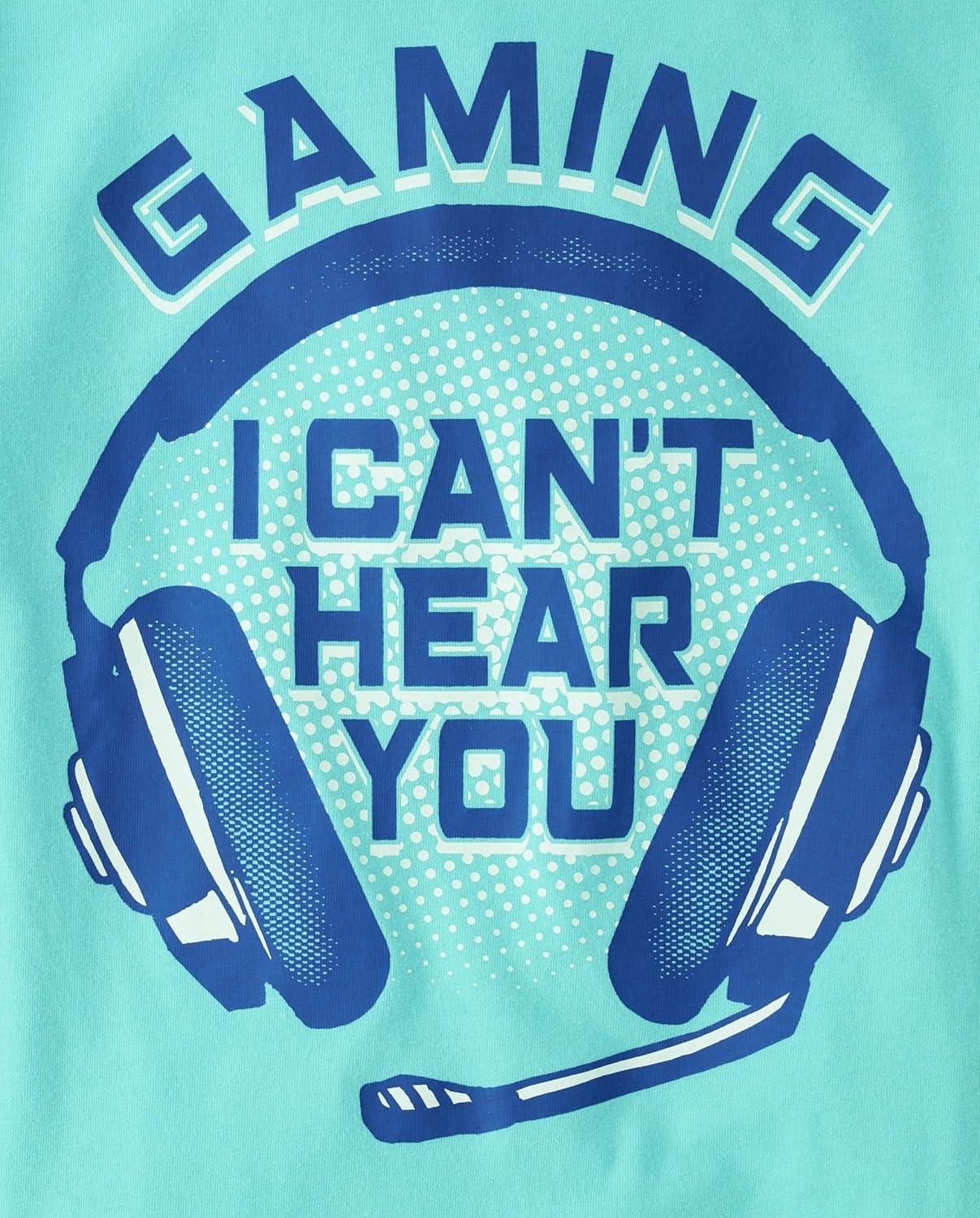 imageThe Childrens Place Boys Short Sleeve Graphic TShirt 3PackDual GamingControllerGaming 3pack