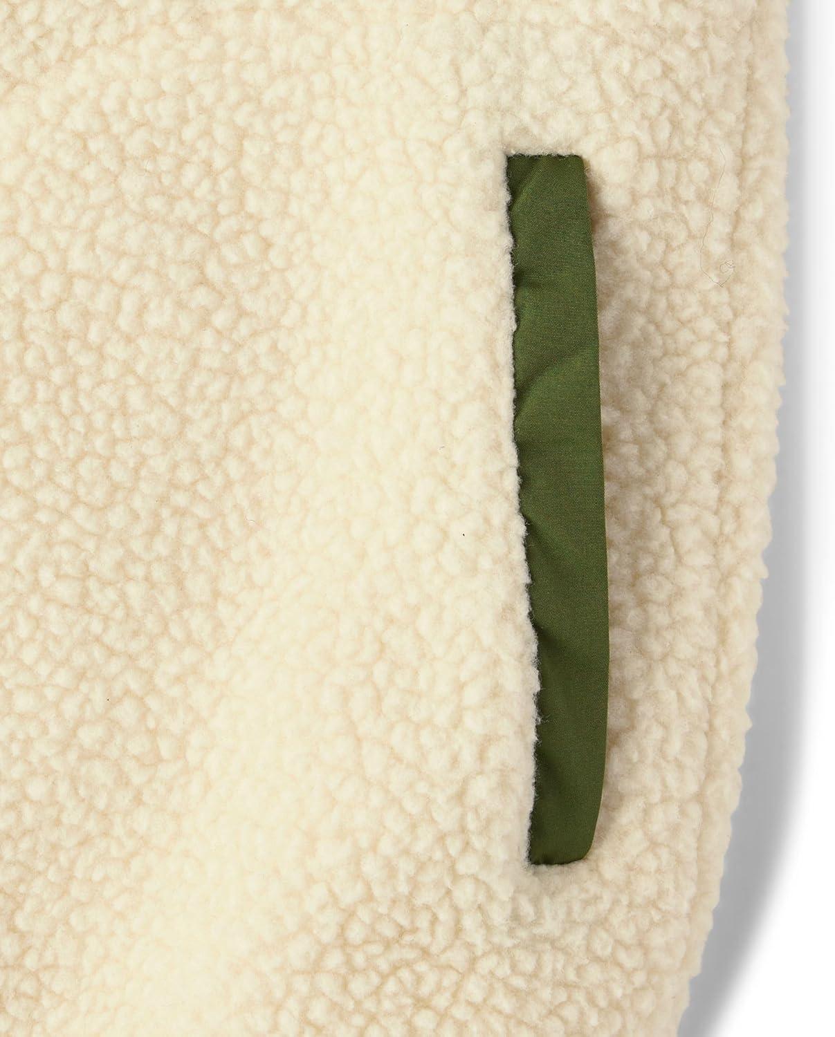 imageThe Childrens Place boys Long Sleeve Sherpa Fleece Full Zip JacketHaystack