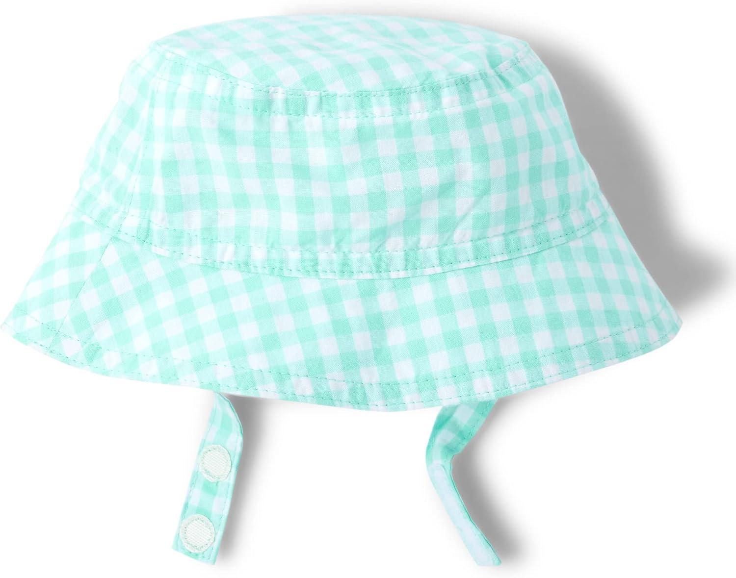 imageThe Childrens Place boys Short Sleeve Button Up ShirtMellow Aqua Plaid