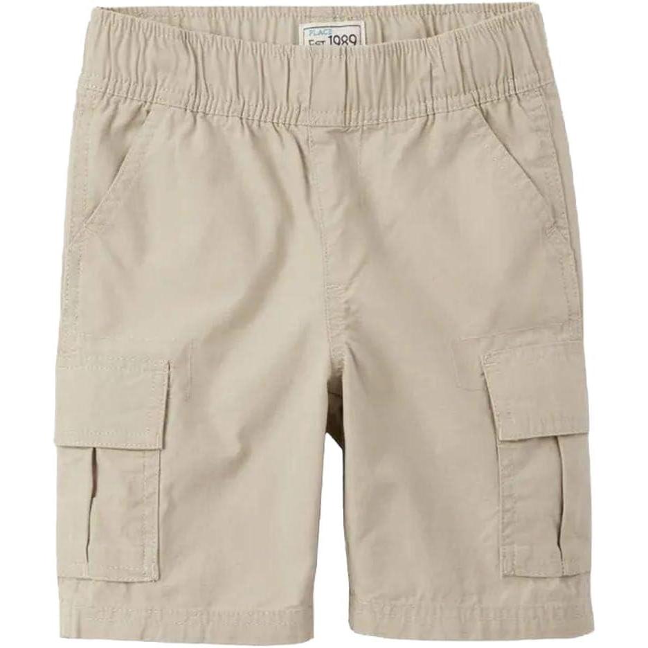 imageThe Childrens Place Baby Boys and Toddler Pull on Cargo ShortsSandwash Single