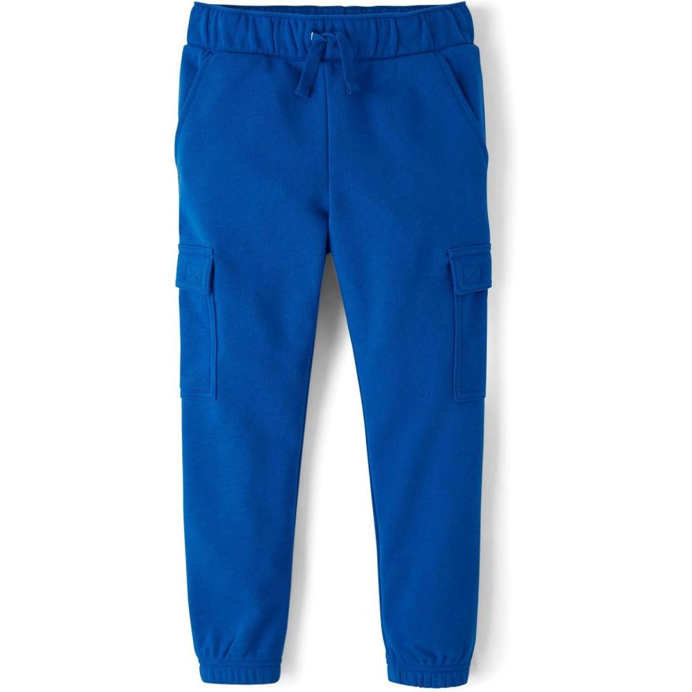 imageThe Childrens Place Boys Active Jogger PantsRenew Blue Cargo