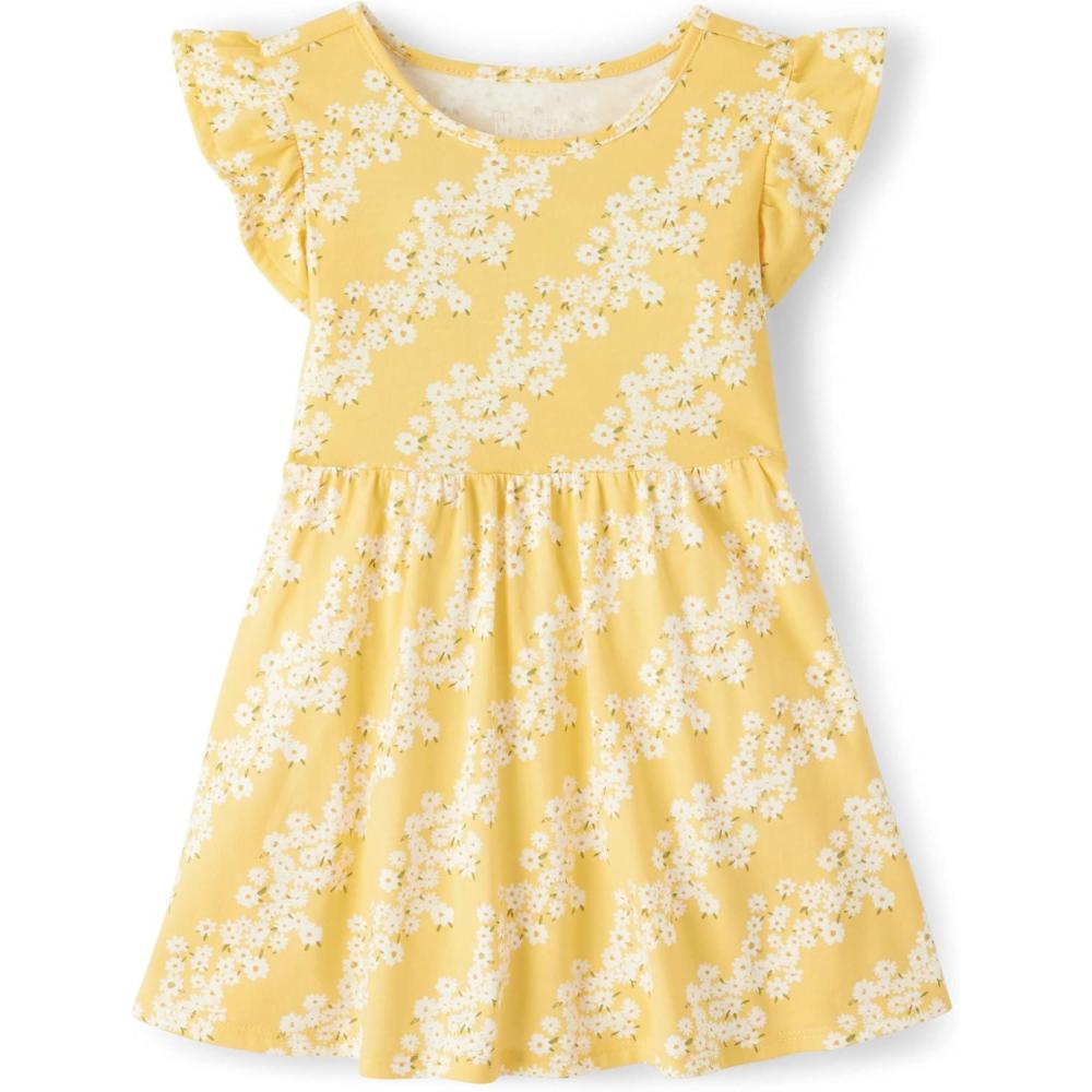 imageThe Childrens Place Girls and Toddler Short Sleeve Fashion DressDaisy Babydoll
