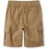 The Children’s Place Baby Boys’ and Toddler Pull on Cargo Shorts(Flax Single)