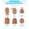 The Children’s Place Baby Girls’ Plaid Flannel Woven Tiered Dress(Hay Stack Plaid)
