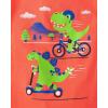 The Children’s Place Baby-Boys and Toddler Dino,Animals,Sharks Short Sleeve Graphic T-Shirts,3 Pack(Dino Bike/Dino/Sea Creature)