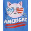 The Children’s Place Baby-Girls and Toddler All Holidays,Birthdays Short Sleeve Graphic T-Shirts,2 Pack(Americat/American Flag Bow)