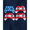 The Children’s Place Boys All Holidays,Birthdays Short Sleeve Graphic T-Shirts,2 Pack(American Flag Game/Hot Dog)