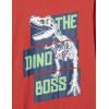 The Children’s Place Boys Dino Long Sleeve Graphic T-Shirts,multipacks(Dino Boss/Dino Surf/T-rex 3-pack)