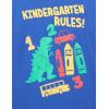 The Children’s Place Boys’ Gamer,Sports,Cars Short Sleeve Graphic T-Shirts,2 Pack(Kindergarten Rules!/Dino Backpack)